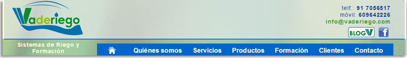 Sitio web para Vaderiego